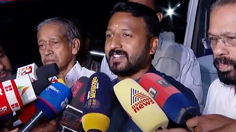 UDF candidate Rahul Mangkootatil was stopped Vennakkara booth