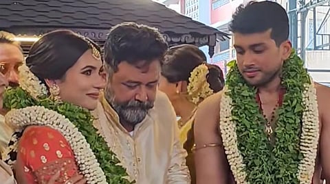 Actor Kalidas Jayaram and Tarini