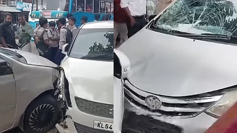 അപകടത്തിലായ വാഹനങ്ങള്‍