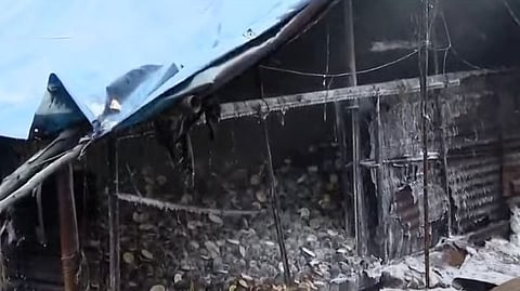 Fire breaks out in Sabarimala