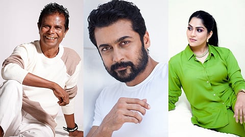 indrans and swasika in suriya 45