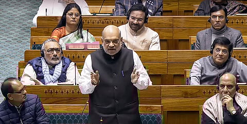 Amit Shah speaks in the Lok Sabha