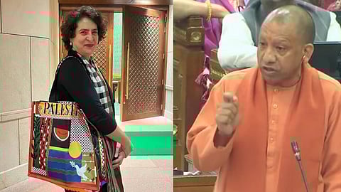 CM Yogi's jibe at Priyanka over 'Palestine' bag, says 'UP has sent over 5,500 youth to Israel'