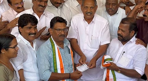 KP Madhu in Congress