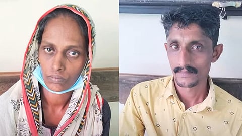 പ്രതികളായ ഷെരീഫും അനീഷയും 