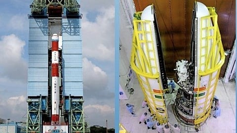 Assembling spacecraft; ISRO's SpaceX launch today