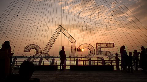 kochi marine drive new year celebration