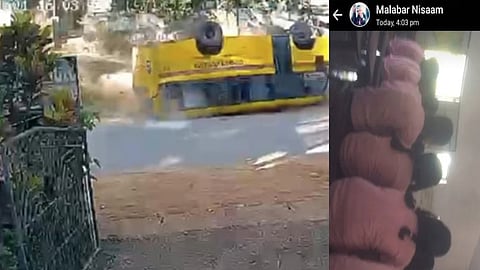 school bus accident kannur updation