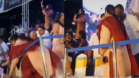 Uma Thomas MLA falls from gallery, video emerges