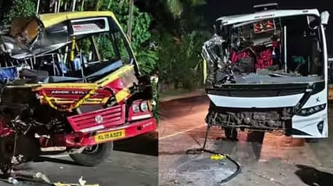Buses collide in Malappuram; around 30 people injured