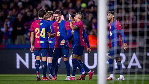 Valencia drowned goals; Barcelona's chariot race with seven goals