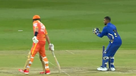 team appealed and won the wicket, the coach intervened and returned video