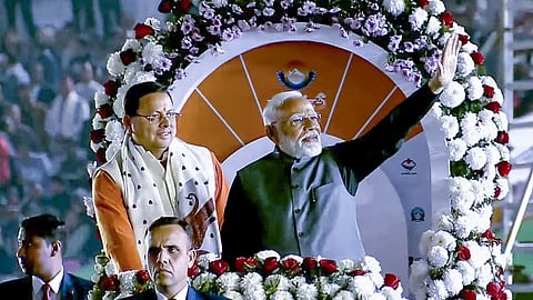 Prime Minister Narendra Modi, at the opening ceremony of the 38th National Games
