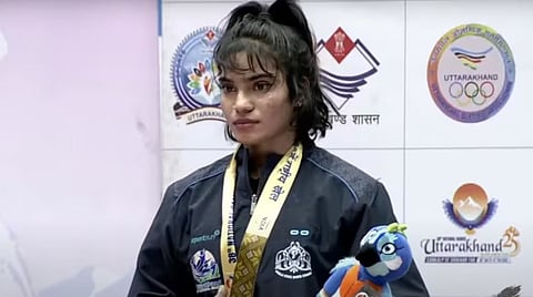 Weightlifter Sufna bags Kerala’s first gold at National Games