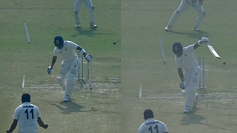 ranji trophy Kohli gets out without reaching double figures, video