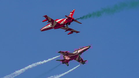 ബംഗളൂരുവിലെ യെലഹങ്ക എയര്‍ബേസില്‍ നടന്ന എയ്‌റോ ഇന്ത്യ 2025 ന്റെ 15ാമത് പതിപ്പിന്റെ ഉദ്ഘാടന വേള