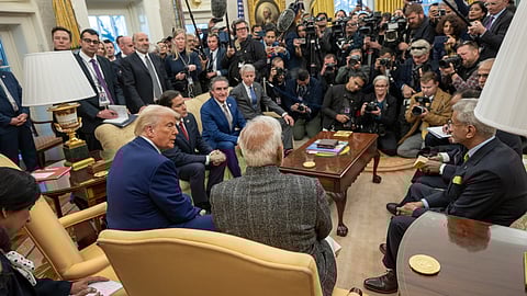 President Donald J. Trump and Indian Prime Minister narendra modi.