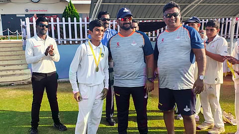 Tamil Nadu team honours Tanmay Kumar