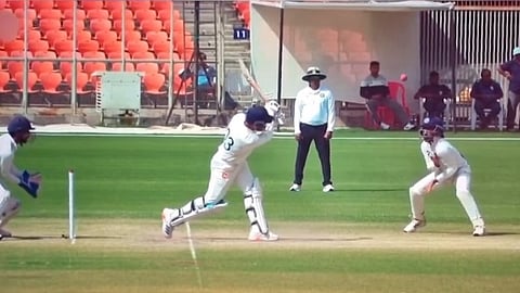 Kerala Police warns after sharing helmet catch video in Ranji