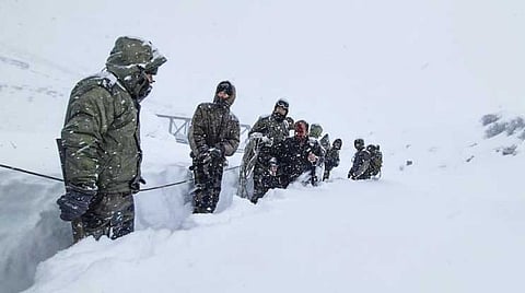 Rescue operation underway after BRO labourers got trapped under an avalanche, in Chamoli