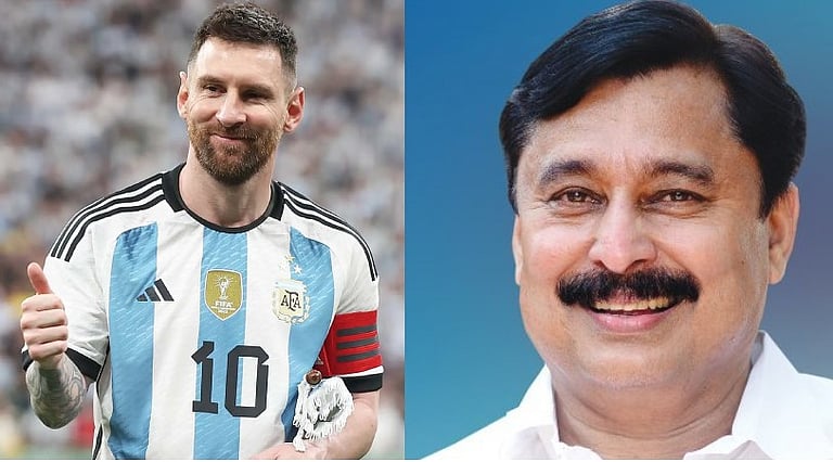 ‘മെസിയും ടീമും പണം വാങ്ങി കബളിപ്പിച്ചു; അര്‍ജന്റീന നഷ്ടപരിഹാരം നല്‍കേണ്ടിവരും’   അര്‍ജന്റീന ഫുട്‌ബോള്‍ ടീം കേരളത്തെ വഞ്ചിച്ചുവെന്ന് കായിക മന്ത്രി വി അബ്ദുറഹ്മാന്‍