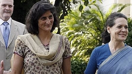 Sunita Williams meets Sonia Gandhi