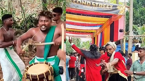 A young man was practicing with an air gun during a festival; Police caught him red-handed - video