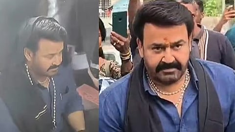 policeman who entered Sabarimala with Mohanlal