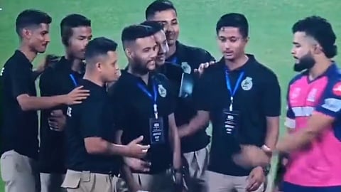 Riyan Parag slammed for tossing phone