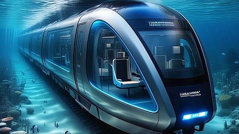 Dubai-Mumbai underwater train project