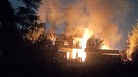 Manipur's Lilong after BJP leader's house burnt over support to Waqf Act
