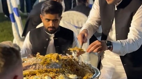 Babar Azam Targeted For Having Biryani