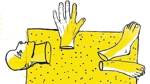 സാബ്ലു തോമസ് എഴുതിയ കവിത 'മണ്ണിന് അടിയിൽ നീ വീണ മൂന്ന് ദിവസങ്ങൾ'