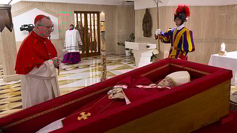 Pope Francis' public visit begins today, world leaders and believers flock to St. Peter's Basilica