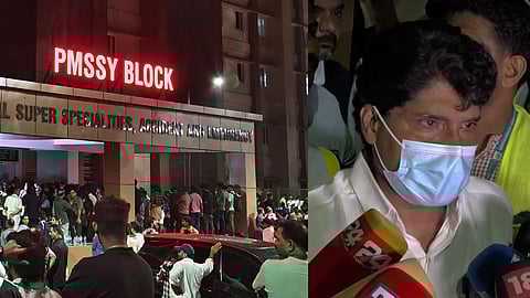 T Siddique claims 3 people died in Kozhikode Medical College fire; Medical College authorities deny allegations