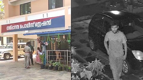 Family woke up when they entered to steal, thief who ran away with expensive shoes and sandals caught on CCTV