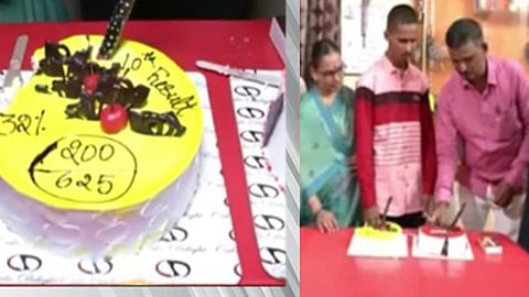 Parents Celebrate Son Who Failed His Class 10 Exam In Karnataka