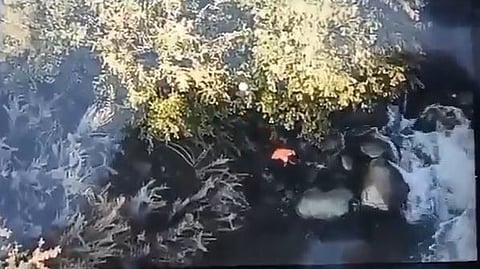 Youth dies after jumping into river after escaping security forces, video