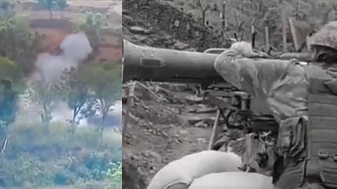Indian Army shares footage of Pakistani launch pads being reduced to ashes