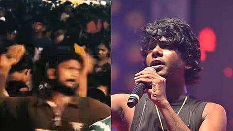 vedan concert cancelled- Protest by throwing mud and shouting