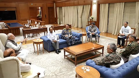 PM Modi Meets All 3 Service Chiefs Amid Heightened Tensions With Pakistan