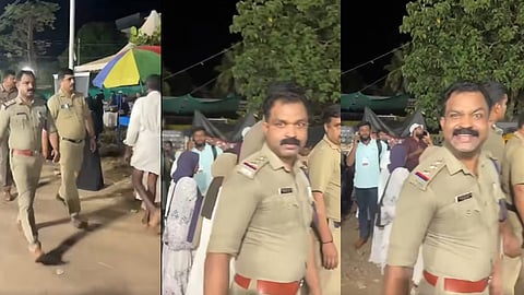 police-mocking-students