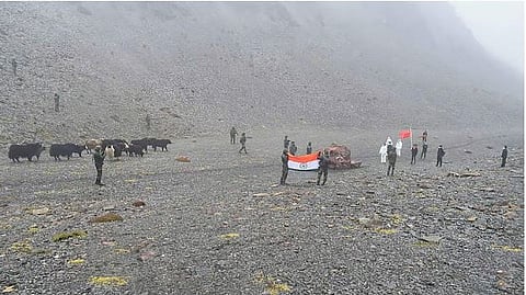 Indian Army and China's PLA along the LAC in East Arunachal Pradesh