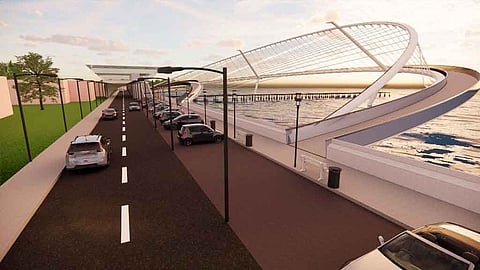 elevated walkway Image