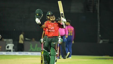 Parvez Hossain Emon smashed a 54 ball hundred
