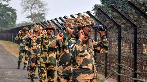 BSF jawans in bangladesh border