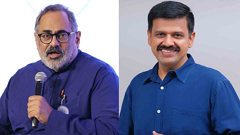 Rajeev Chandrasekhar, Sandeep Varier