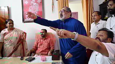 Rajeev Chandrasekhar, BJP State President, Nilambur by election