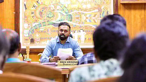 Pathanamthitta District Collector S. Prem
Krishnan