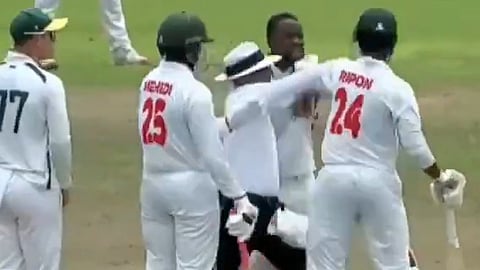 Bangladesh vs South Africa- Bowler punches batter twice in heated on-field clash